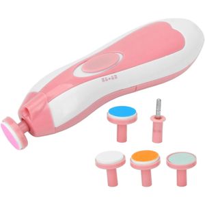 Lima Eléctrica para Uñas de Bebé Color Rosado