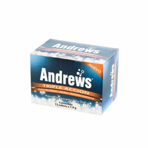 Antiácido SAL DE ANDREWS Polvo Efervescente Triple Acción Caja 12un