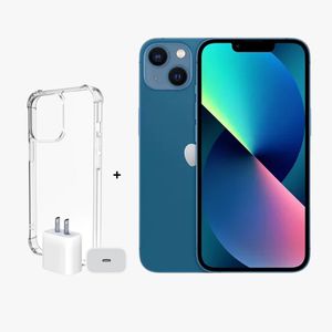 iPhone 13 128GB Azul + Adaptador 20w + Case Space