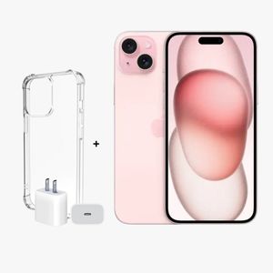 iPhone 15 C/CHIP 128GB Rosado + Adaptador 20w + Case Space