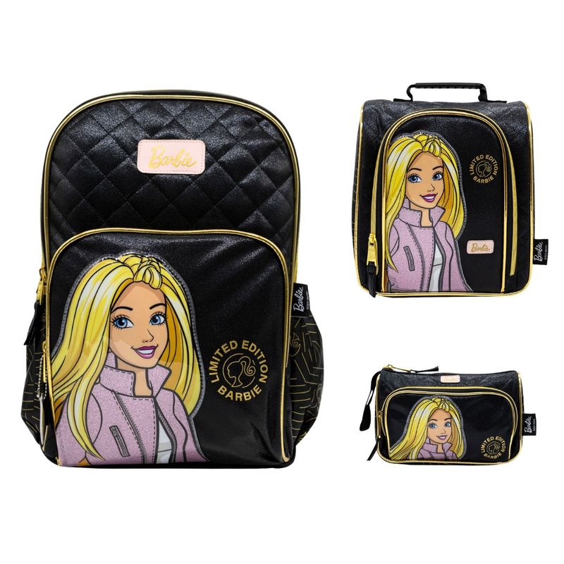 Pack Escolar Mochila Barbie Real Plaza