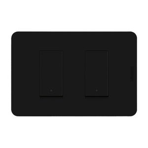 Interruptor Doble Negro Matix Go Bticino