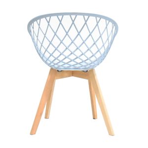 Silla de Diseño Decorativo Alma Polipropileno Gris Bonno