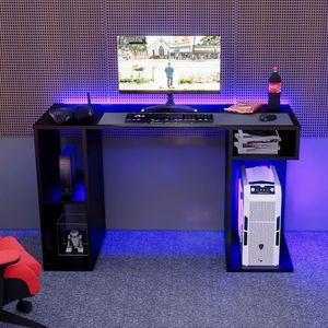 Escritorio Gamer NR 01 120cm Movenda Negro