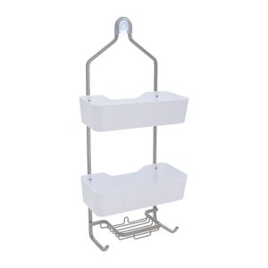 Organizador Ducha Aluminio para el baño 28x12x63 cm