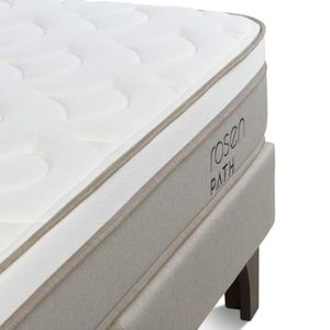 Cama Europea Path 1 Plaza Niebla