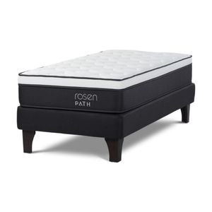 Cama Europea Path 1 Plaza Grafito