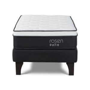 Cama Europea Path 1 Plaza Grafito
