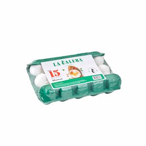 Huevos Blancos LA CALERA Paquete 15un