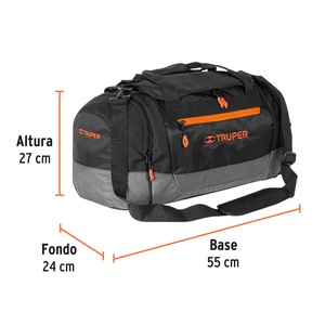 Maleta Deportiva Viaje Maletín 55cm Grande Truper 61095