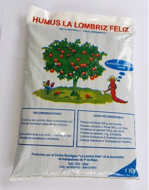 Abono Humus La Lombriz Feliz 1kg