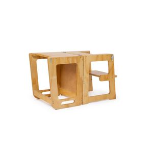 Torre De Aprendizaje Mi Madera Perfecta 3 En 1 Natural