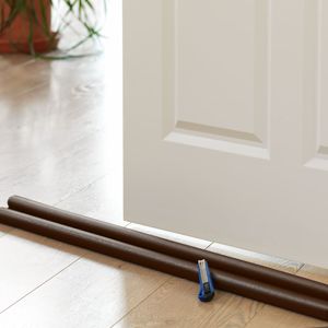 Burlete para Puerta Doble Rollo Marrón Tesa