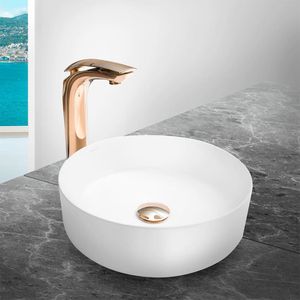 Ovalín circular Manhattan White