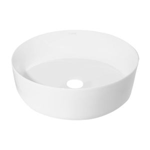 Ovalín circular Manhattan White Matte