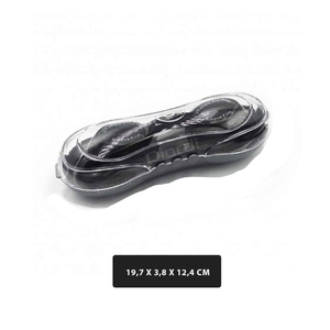 Lentes de Natación Con estuche Proteccion UV-NEGRO