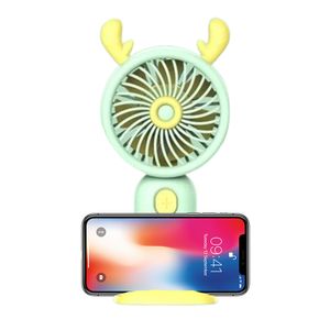 Mini Ventilador Eléctrico de Mano Portátil - Color Verde