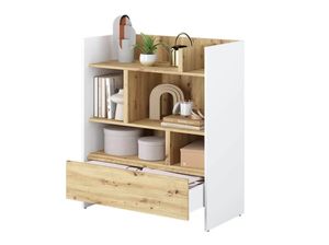 Estante Bajo Boston color Blanco/Duna TU MESITA