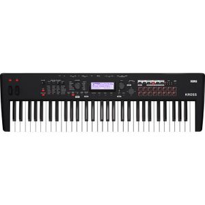 Korg Kross 2 Workstation de Sintetizador de 61 Teclas Super Matte Black