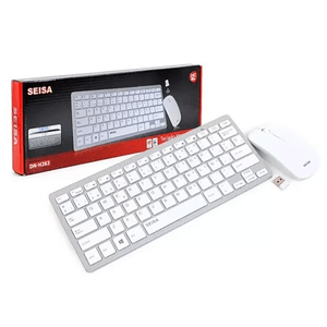 Teclado Y Mouse Portatil Inalambrico Para PC Laptop Seisa Oficina