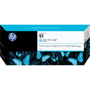 Cartucho de Tinta Hp 91 Pigmento Light Cyan de 775 Ml