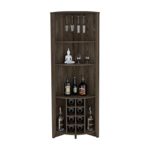 Bar Esquinero Essential Melamina Coñac Tuhome