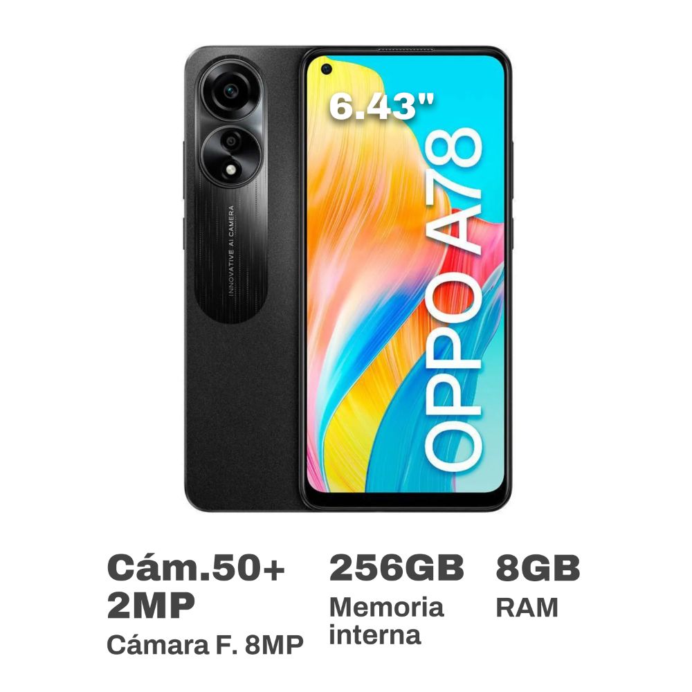 Celular #OPPO a78 8/256GB 