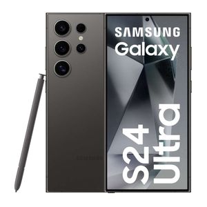 Celular Samsung Galaxy S24 Ultra 512GB, 12GB ram, cámara principal 200MP + 12MP + 10MP + 50MP, frontal 12MP, 6.8", negro