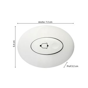 Pulsador Timbre Simple Blanco Cli20020 Veto