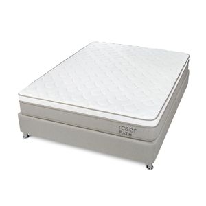 Box Tarima Path Niebla King R.N Bennet Natural + 2 Almohadas