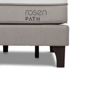 Cama Europea Path Niebla King R.West Niebla + 2 Almohadas