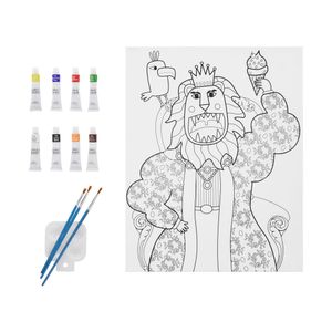 Set Telar con Diseño y Accesorios para Pintar L