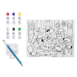 Set Telar con Diseño y Accesorios para Pintar M