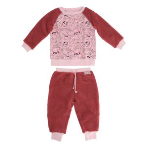 Pijama Infantil de Franela-Coral Fleece