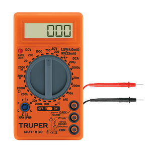 Multímetro Digital Multitester Truper 10400