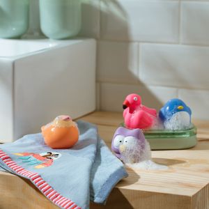 Set 4 Lanza Agua para Baño Infantil 6x6 cm