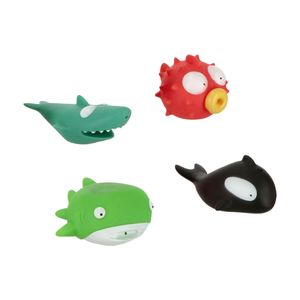 Set 4 Lanza Agua para Baño Infantil 6x6 cm