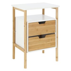 Mesa Auxiliar 2 Cajones 40x30x64 cm