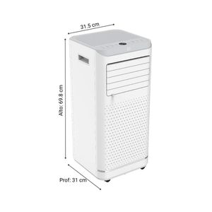 Aire Acondicionado Portátil Alfano PAC-10 R410A 10000 BTU/h Blanco