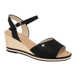 Sandalia Cuña 408214 PRETO
