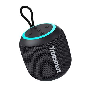 Parlante bluetooth Tronsmart T7 mini 15W, resistente al agua IPX7, hasta 18 horas de reproducción, luces led, negro