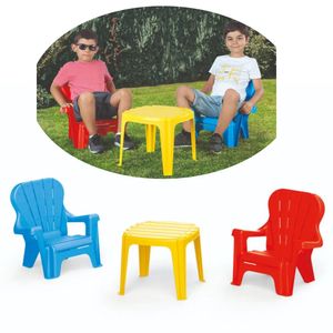 Mesa Y Sillas Para Niños Dolu De Colores