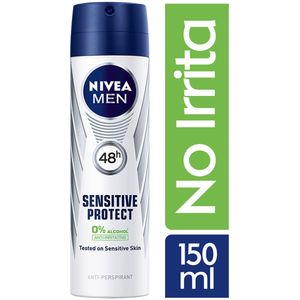 Desodorante Aerosol para Hombre NIVEA Sensitive Protect Frasco 150ml