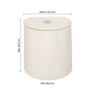 Combo Baño Trebol Baby Fresh Blanco: Taza + Tanque de inodoro