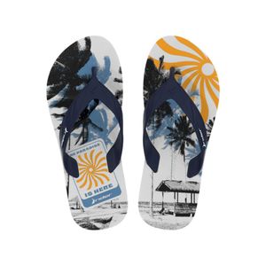 Sandalias Rider Para Hombre Blanco Y Azul Sintético