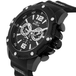 Reloj Invicta I-Force 19662 Cronómetro para Hombre Correa de Silicona Negro