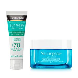 Combo Neutrogena facial Protector solar Fps70 + Hidratante Hydro Boost