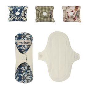 Protector Diario / Mini de Tela Bamboo Balance Tripack Crema