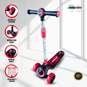 Scooter para Niños Kingdom Pocket Negro