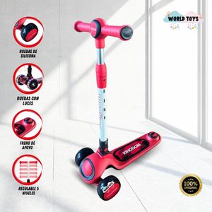 Scooter para Niños Kingdom Pocket Rojo